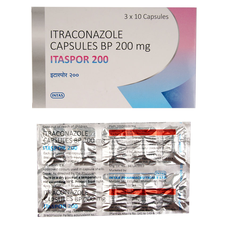 Itaspor 200 mg (Itraconazole) Itaspor 200 mg (Itraconazole)