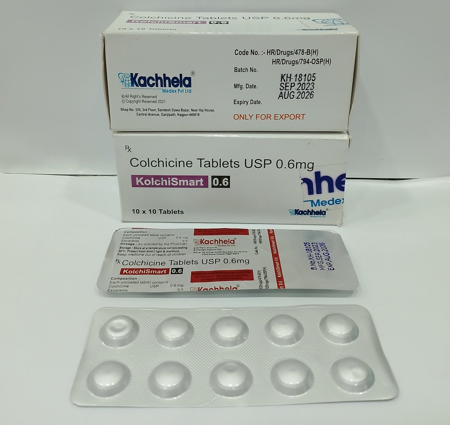 KolchiSmart 0.6 mg (Colchicine) KolchiSmart 0.6 mg (Colchicine)