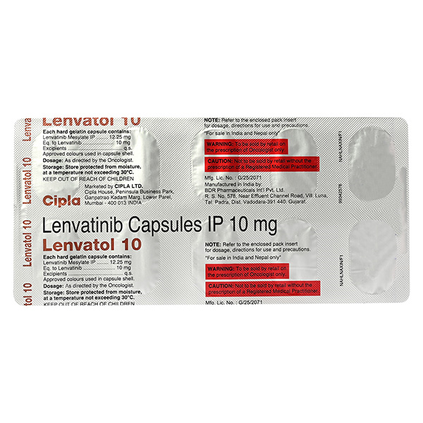 LENVATOL 10 mg (LENVATINIB 10 mg)