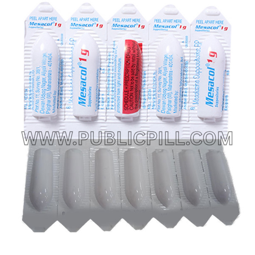 Mesacol 1gm Suppository (Mesalazine)