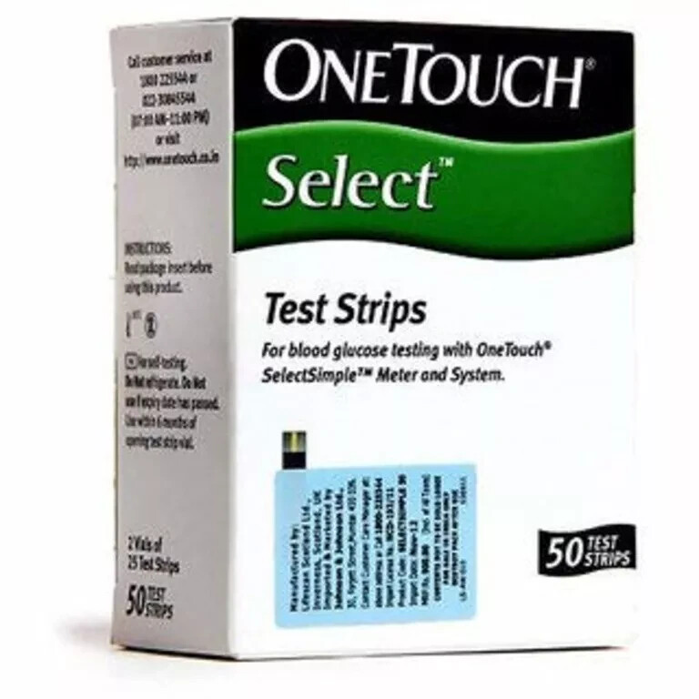 OneTouch Select Test 50 Strip (Only Strips) (Healthcare Device) OneTouch Select Test 50 Strip (Only Strips) (Healthcare Device)