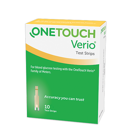 OneTouch Verio Test 10 Strip (Only Strips) (Healthcare Device) OneTouch Verio Test 10 Strip (Only Strips) (Healthcare Device)