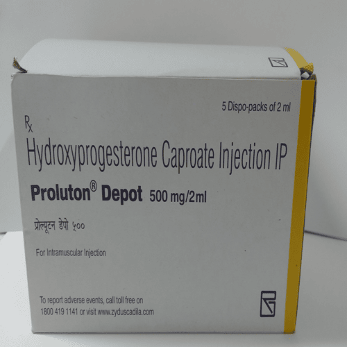 Proluton Depot 500 MG (Hydroxyprogesterone Caproate)