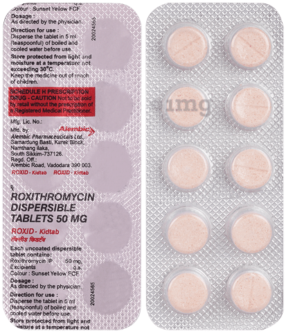 Roxid 50 mg (Roxithromycin)