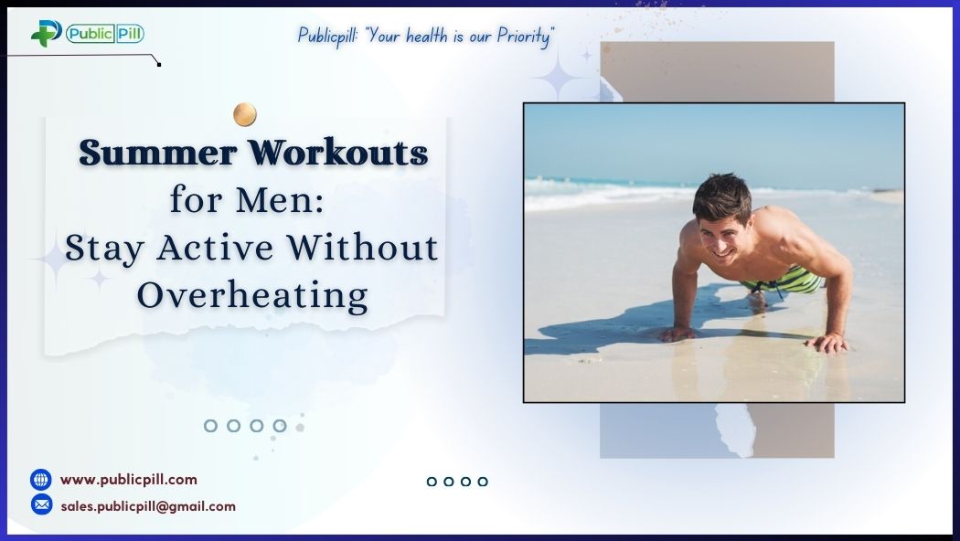 Summer Workouts for Men Stay Active Without Overheating - Publicpill | #1 Trusted, Convenient, and affordable pharmacy, Summer Workouts for Men Stay Active Without Overheating