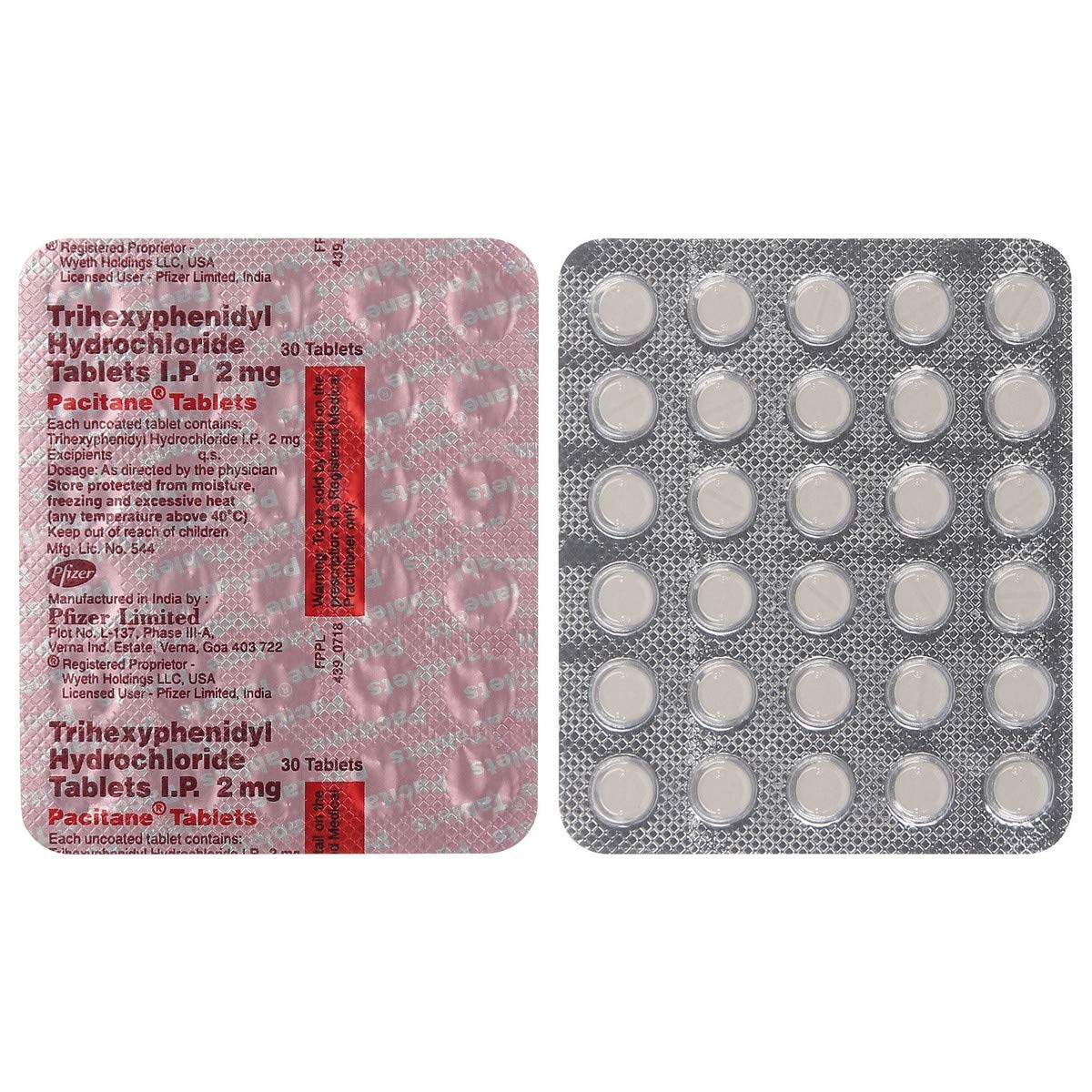 Trihexyphenidyl 2 mg (Generic)