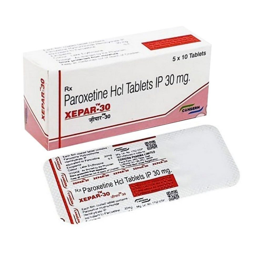 Xepar 30 mg (Paroxetine 30 mg) Xepar 30 mg (Paroxetine 30 mg)