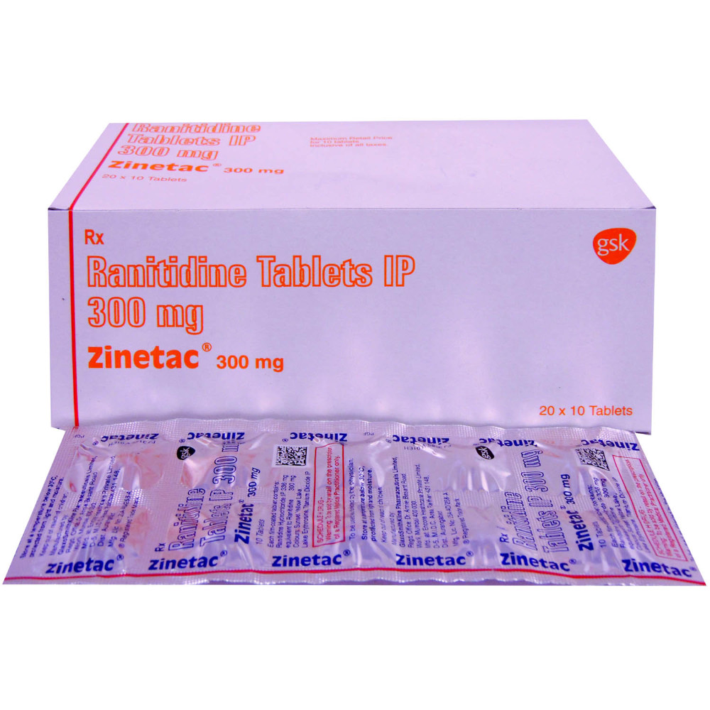 Zinetac 300 Mg - Ranitidine