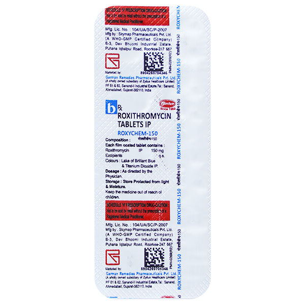 Roxychem 150 mg (Roxithromycin)