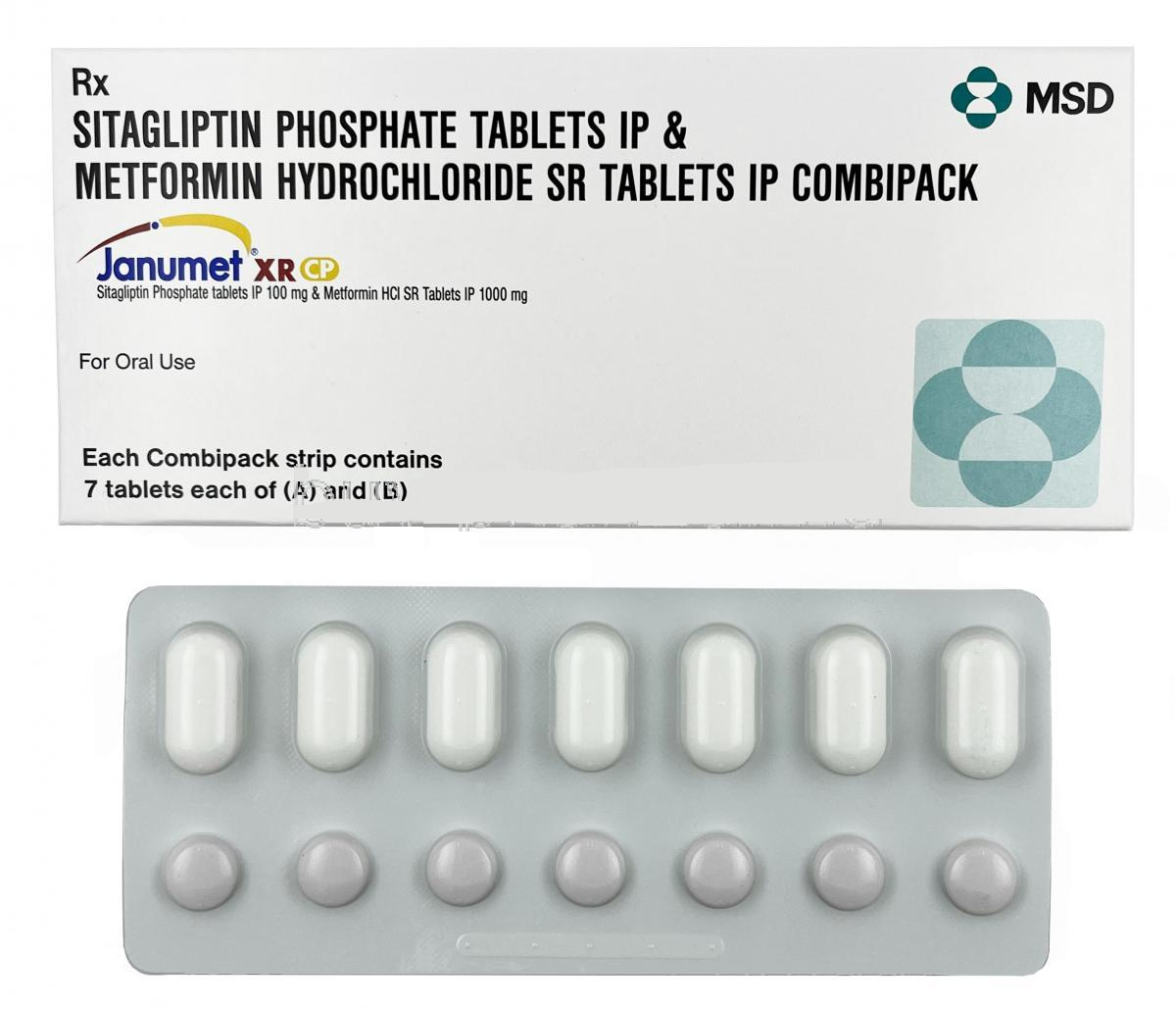 Janumet XR CP (Sitagliptin/Metformin)