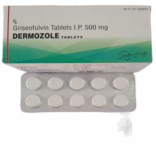 Dermozole 500 mg (Griseofulvin) Dermozole 500 mg (Griseofulvin)