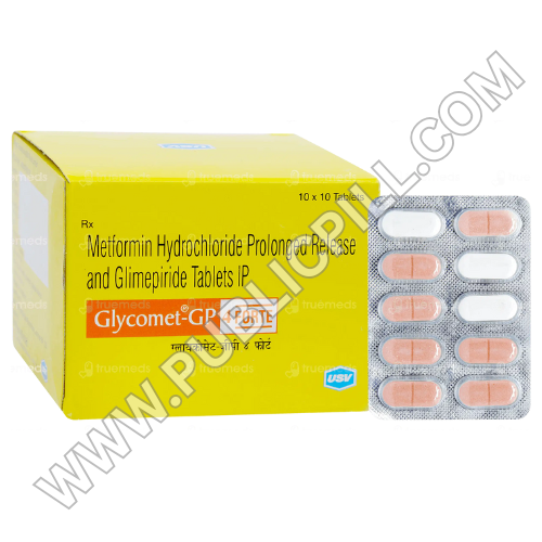 Glycomet-GP 4 Forte (MetforminGlimepiride)