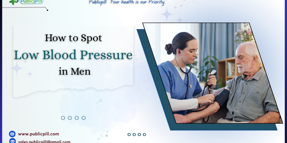 How to Spot Low Blood Pressure in Men 1 - Publicpill | #1 Trusted, Convenient, and affordable pharmacy, How to Spot Low Blood Pressure in Men