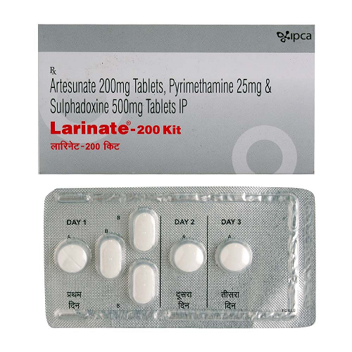 Larinate 200 Kit (Artesunateb Sulfadoxine Pyrimethamine) Larinate 200 Kit (Artesunate/Sulfadoxine/Pyrimethamine)