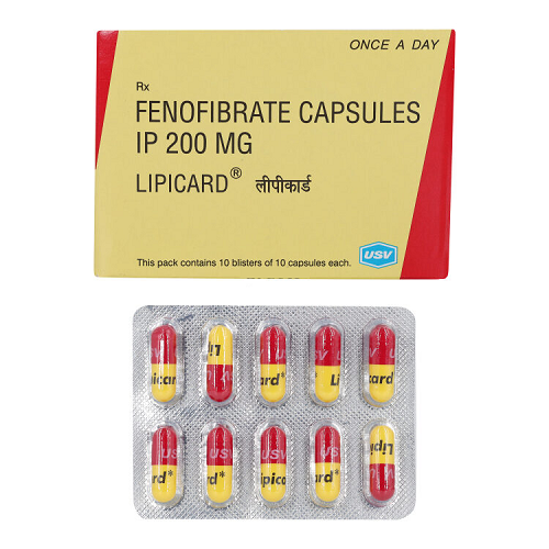 Lipicard 200 Mg (Fenofibrate)