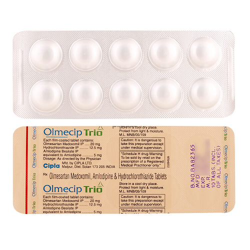 Olmecip Trio (Olmesartan/Hydrochlorothiazide/Amlodipine)