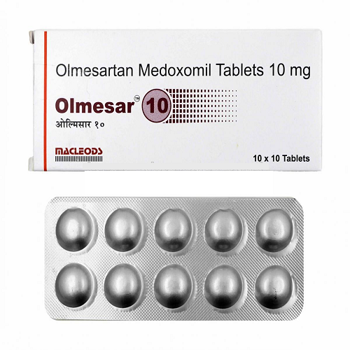 Olmesar 10 mg (Olmesartan Medoxomil)