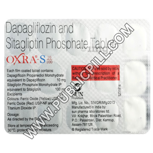 Oxra-S 10100 Mg (DapagliflozinSitagliptin)