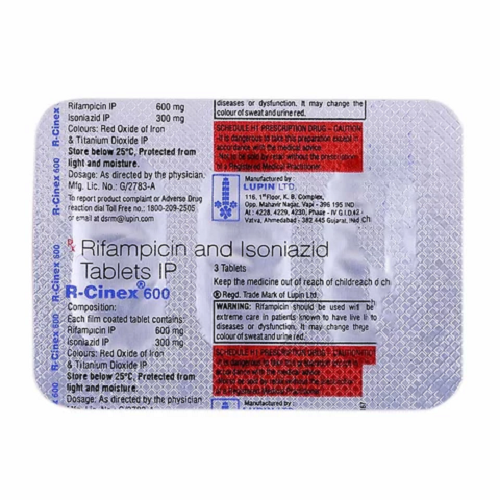 R-Cinex 600 mg (Isoniazid Rifampicin) R-Cinex 600 mg (Isoniazid/Rifampicin)