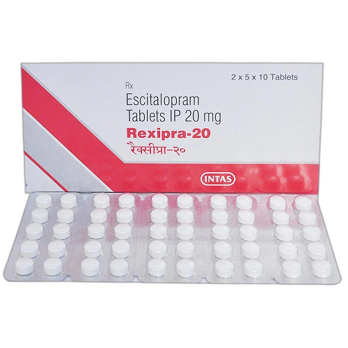 Rexipra 20 mg (Escitalopram Oxalate)