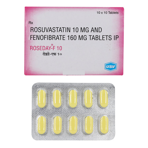 Roseday-F 10 (Rosuvastatin and Fenofibrate) Roseday-F 10 (Rosuvastatin and Fenofibrate)