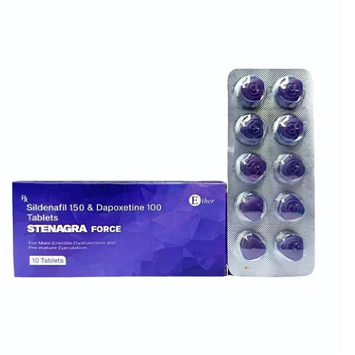 Stenagra Force 250 mg (Sildenafil Citrate Dapoxetine) Stenagra Force 250 mg (Sildenafil Citrate/Dapoxetine)