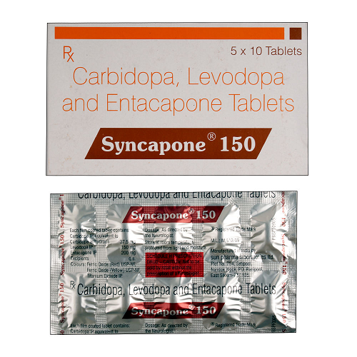 Syncapone 150 MG (Levodopa Carbidopa Entacapone) Syncapone 150 MG (Levodopa/Carbidopa/Entacapone)