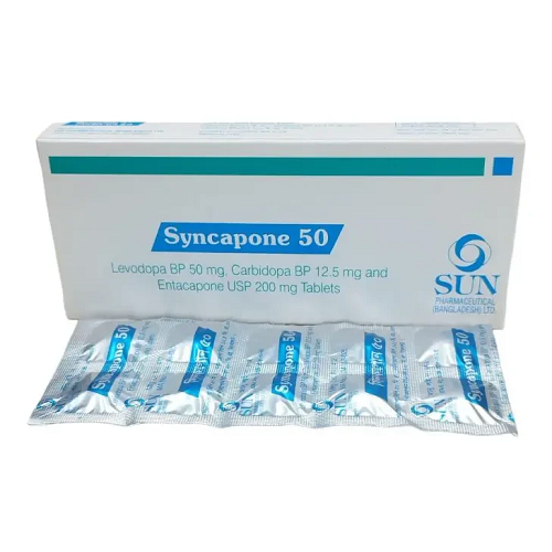 Syncapone 50MG (Levodopa/Carbidopa/Entacapone) Syncapone 50MG (Levodopa/Carbidopa/Entacapone)