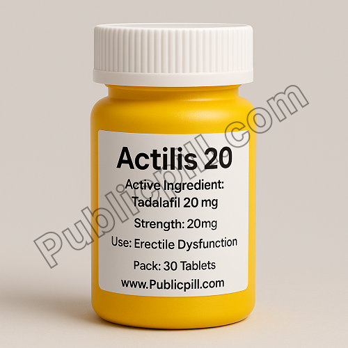 Actilis 20 mg (Tadalafil) Actilis 20 mg (Tadalafil)