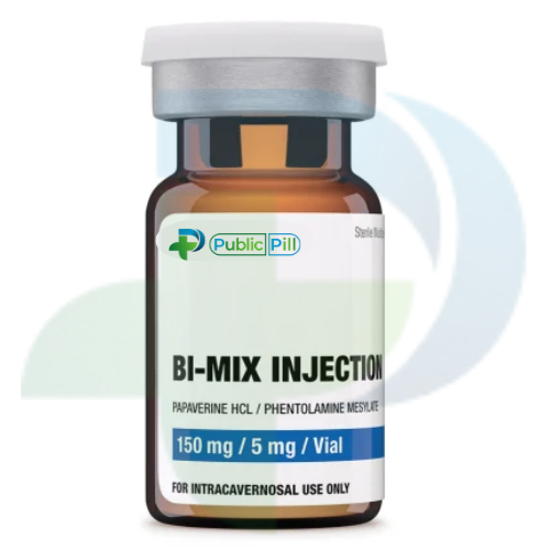 Bimix Injection papaverine 150mg and phentolamine 5 mg - Publicpill | #1 Trusted, Convenient, and affordable pharmacy, Bimix Injection - papaverine 150mg and phentolamine 5 mg