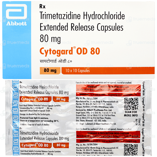 Cytogard 80 mg (Trimetazidine)