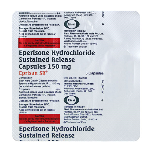 Eprisan 150 mg (Eperisone)