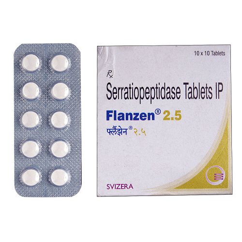 Flanzen 2.5 Mg (Serratiopeptidase) Flanzen 2.5 Mg (Serratiopeptidase)