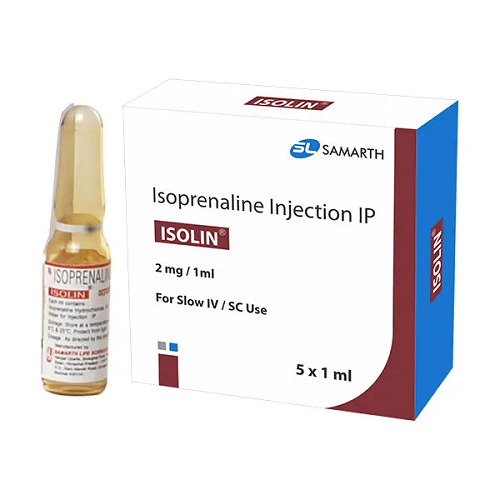 Isolin 2 mg Injection (Isoprenaline)