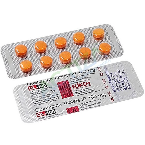 QL 100 mg (Quetiapine)