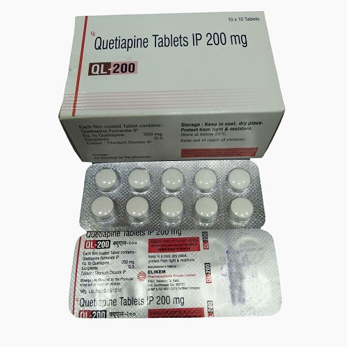 QL 200 mg (Quetiapine)