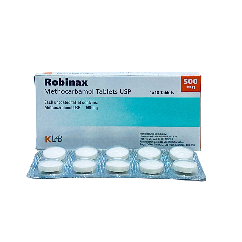Robinax 500 mg (Methocarbamol) Robinax 500 mg (Methocarbamol)