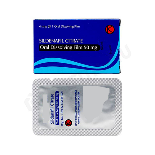 Sildenafil Oral Film 50 MG Sildenafil Oral Film 50 mg (Sildenafil Citrate)