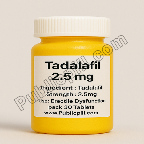 Tadalafil 2.5 mg Tadalafil 2.5 mg