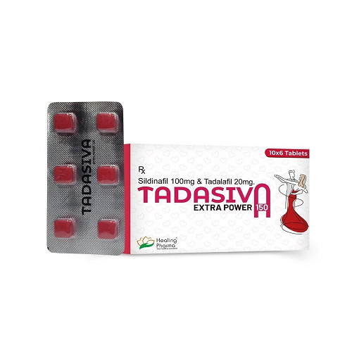 Tadasiva 120 mg (Sildenafil Citrate,Tadalafil)