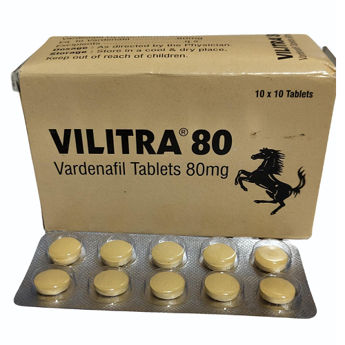 Vilitra 80 Mg (Vardenafil 80 mg)