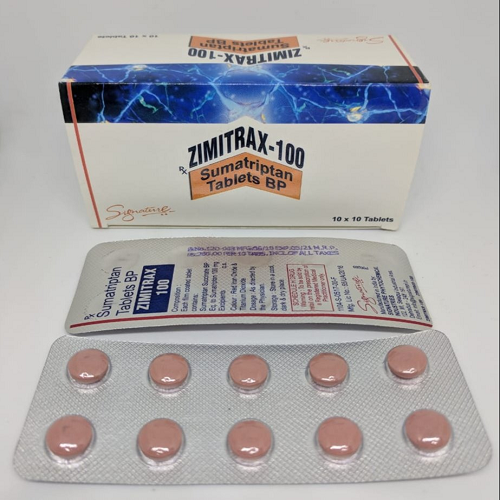 Zimitrax 100 Mg (Sumatriptan)