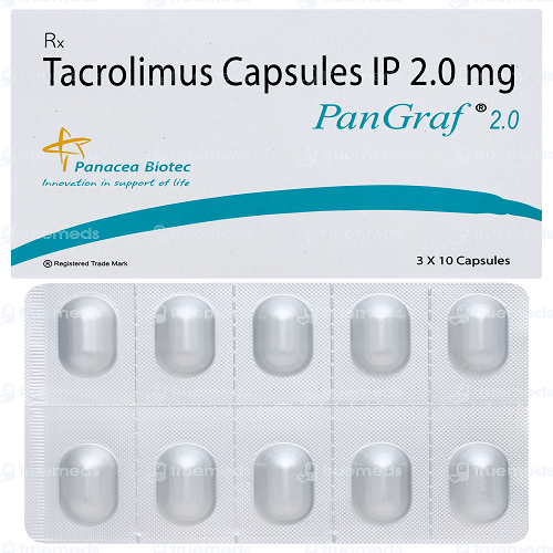 pangraf 2 mg tablet (Tacrolimus)
