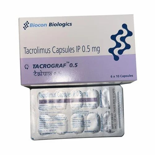 tacrograf 0.5mg capsule (Tacrolimus)
