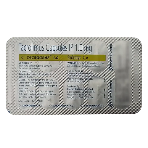 tacrograf 1mg capsules (Tacrolimus) tacrograf 1mg capsule (Tacrolimus)