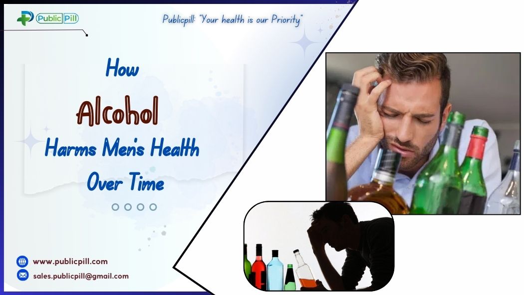 How Alcohol Harms Mens Health Over Time - Publicpill | #1 Trusted, Convenient, and affordable pharmacy, How Alcohol Harms Men’s Health Over Time