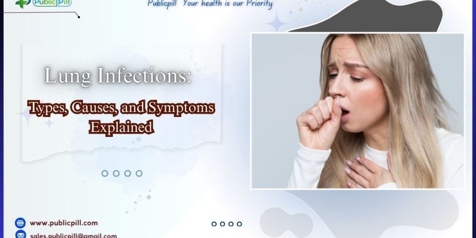 Lung Infections Types Causes and Symptoms Explained - Publicpill | #1 Trusted, Convenient, and affordable pharmacy, Lung Infections Types, Causes, and Symptoms Explained