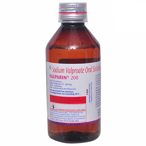 Valparin 200 Oral Solution - Sodium Valproate (200mg/5ml)
