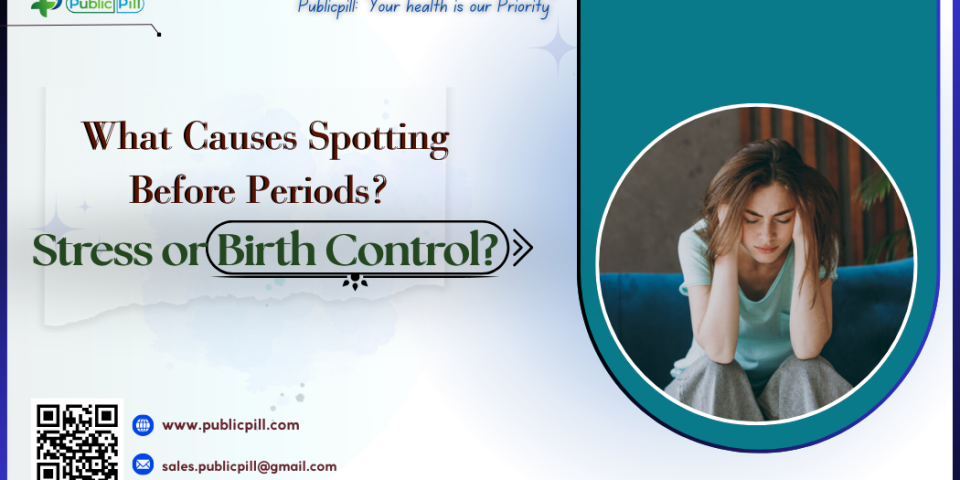 What Causes Spotting Before Periods Stress Or Birth Control - Publicpill | #1 Trusted, Convenient, and affordable pharmacy, What Causes Spotting Before Periods- Stress Or Birth Control