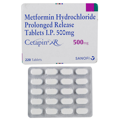 cetapin xr 500 - Metformin 500 mg